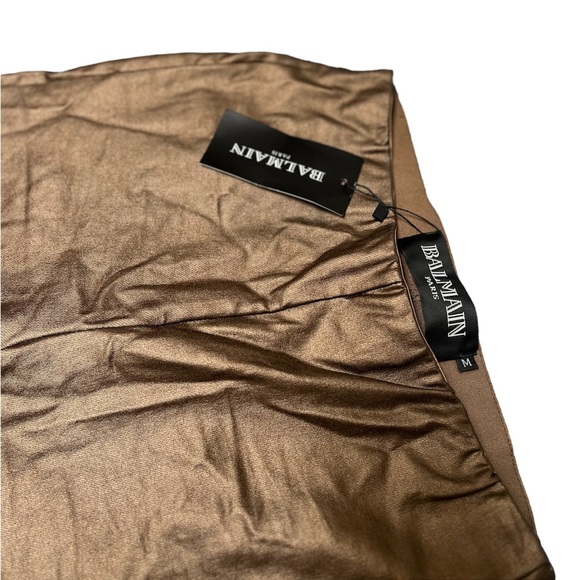 NWT Balmain Metallic leggings - Picture 3 of 4